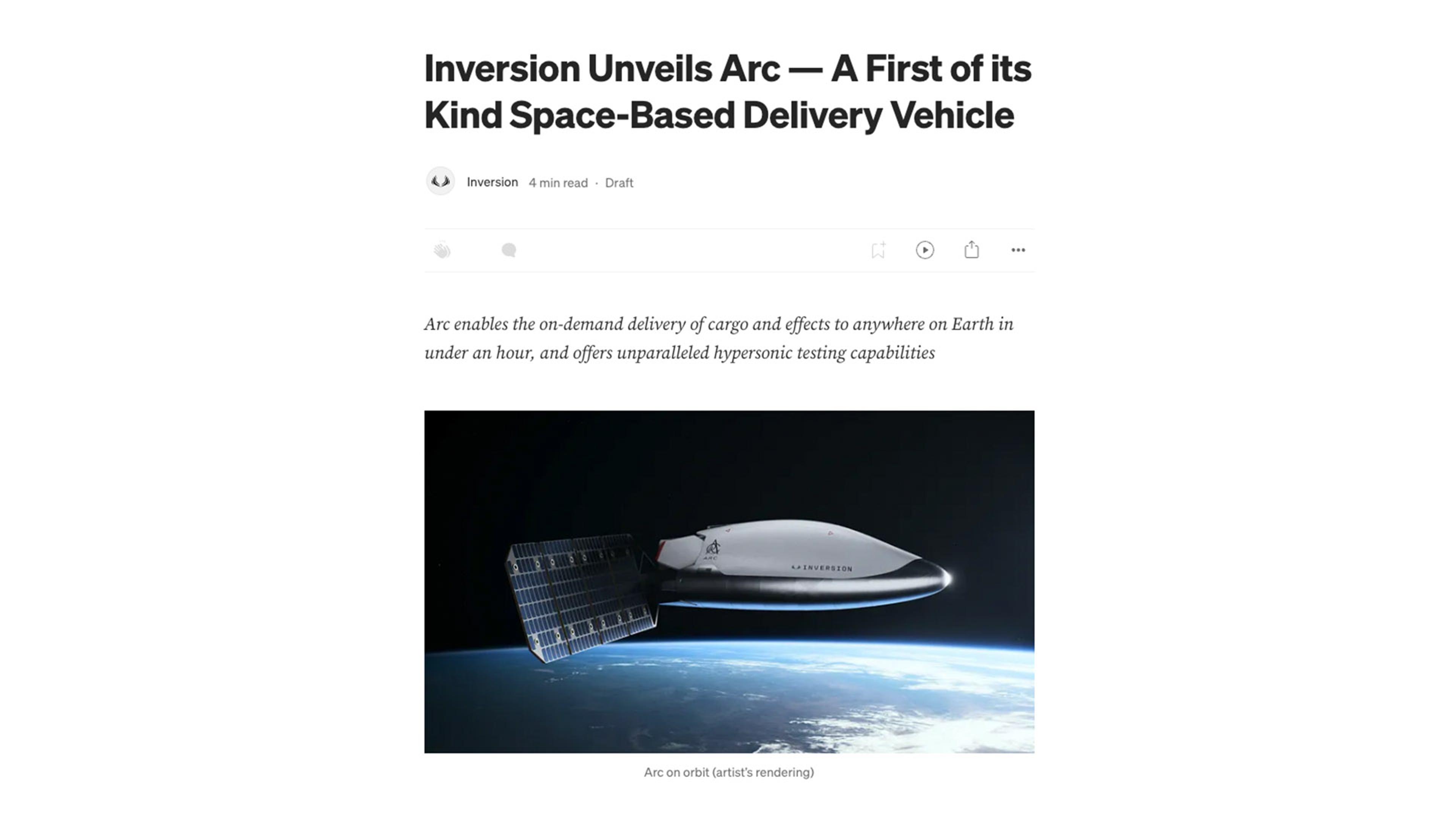 Arc Unveil Press Release 2025