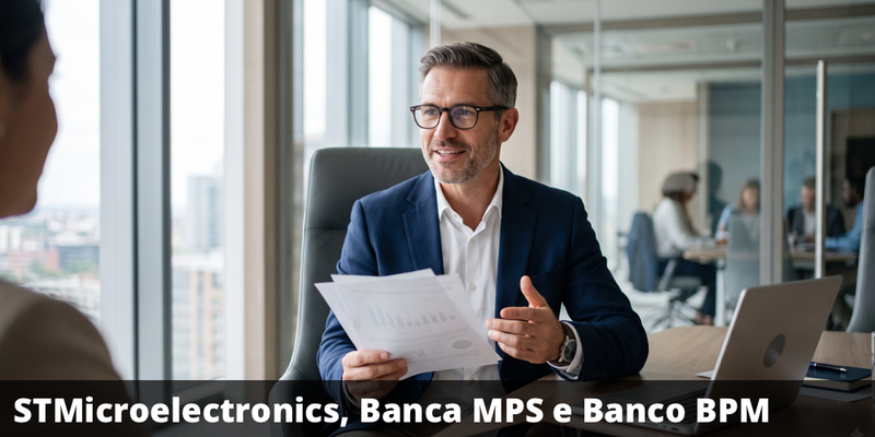 Possibile premio del 20,40% annuo con il certificate su STMicroelectronics, Banca MPS e Banco BPM