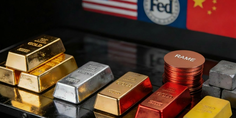 Metalli ancora protagonisti: nuovi record per oro, argento e rame