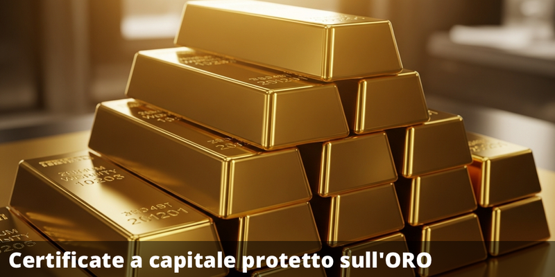 Possibile premio fino al 45% con il Certificate a Capitale Protetto sull'Oro in dollari