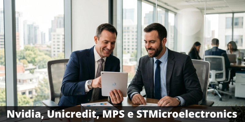 Possibile premio del 15,12% annuo con il certificate su Nvidia, Unicredit, Banca MPS e STMicroelectronics