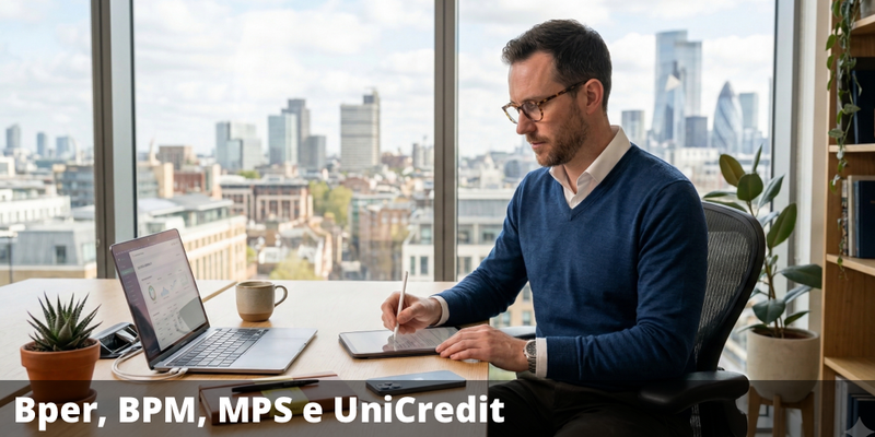 Possibile premio del 20,16% annuo con il certificate su Bper Banca, Banco BPM, Banca MPS e UniCredit