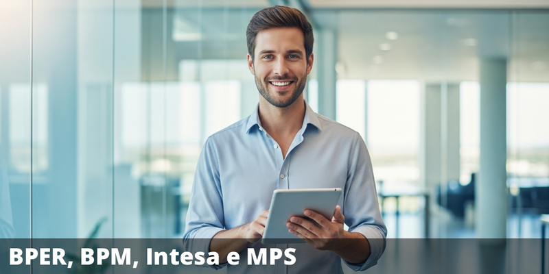 Possibile premio del 10,40% annuo con il certificate su BPER Banca, Banco BPM, Intesa Sanpaolo e Banca MPS 