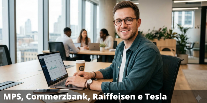 Possibile premio del 20,18% annuo con il certificate su Banca MPS, Commerzbank, Raiffeisen Bank e Tesla