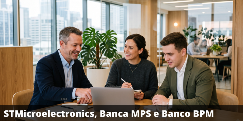 Possibile premio del 24,24% annuo con il certificate su STMicroelectronics, Banca MPS e Banco BPM