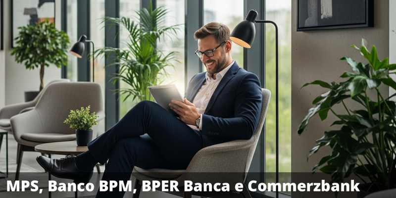 Possibile premio del 19,44% annuo con il certificate su Banca MPS, Banco BPM, BPER Banca e Commerzbank
