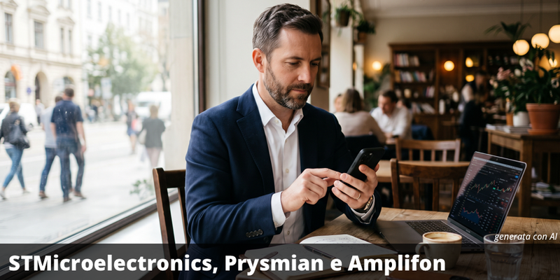 Possibile premio del 17,4% annuo con il certificate su STMicroelectronics, Prysmian e Amplifon