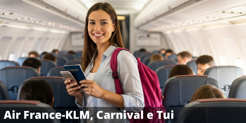 Possibile premio del 18,20% annuo con il certificate su Air France-KLM, Carnival e Tui