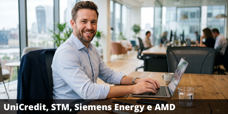 Possibile premio del 23,40% annuo con il certificate su UniCredit, STMicroelectronics, Siemens Energy e AMD