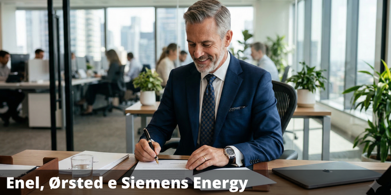Possibile premio del 17,53% annuo con il certificate su Enel, Ørsted e Siemens Energy