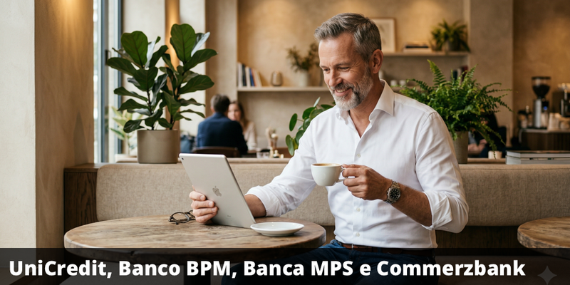Possibile premio del 15% annuo con il certificate su UniCredit, Banco BPM, Banca MPS e Commerzbank