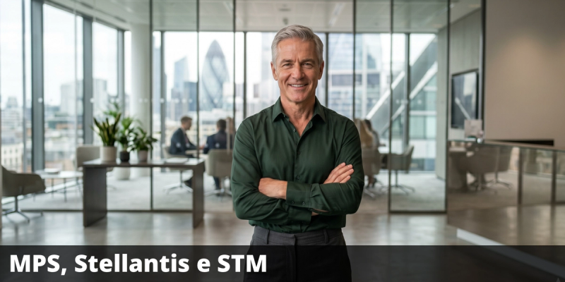 Possibile premio del 14,70% annuo con il certificate su STMicroelectronics, Banca MPS e Stellantis. Airbag al 60%