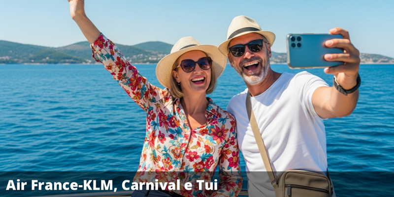 Possibile premio del 18,57% annuo con il certificate su Air France-KLM, Carnival e Tui