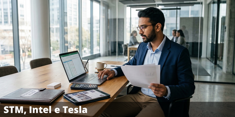 Premi del 10% annuo in 5 anni se i sottostanti del certificate, STM, Intel e Tesla, a scadenza non saranno crollati del 99%