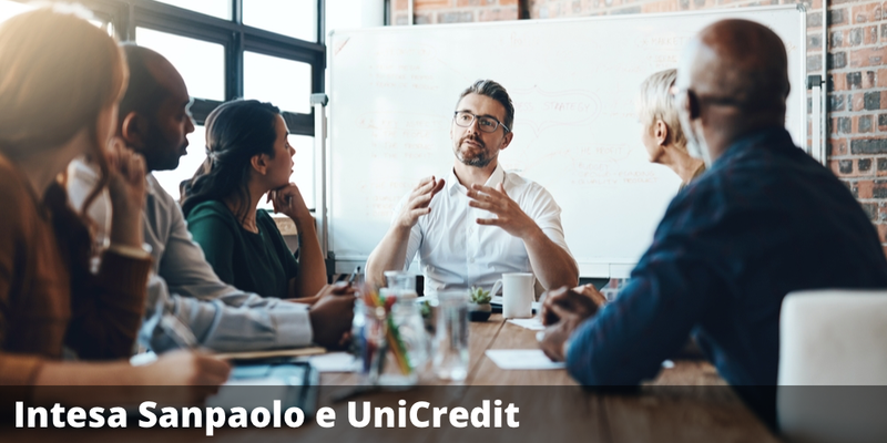 Possibile premio del 17% annuo con il certificate su Intesa Sanpaolo e UniCredit 