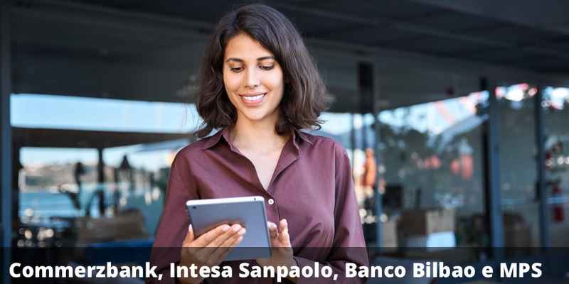 Possibile premio del 18,24% annuo con il certificate su Commerzbank, Intesa Sanpaolo, Banco Bilbao e Banca MPS