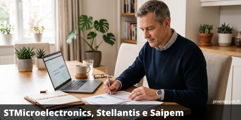 Possibile premio del 20,08% annuo con il certificate su STMicroelectronics, Stellantis e Saipem