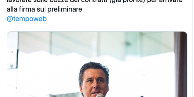 La vendita si avvicina