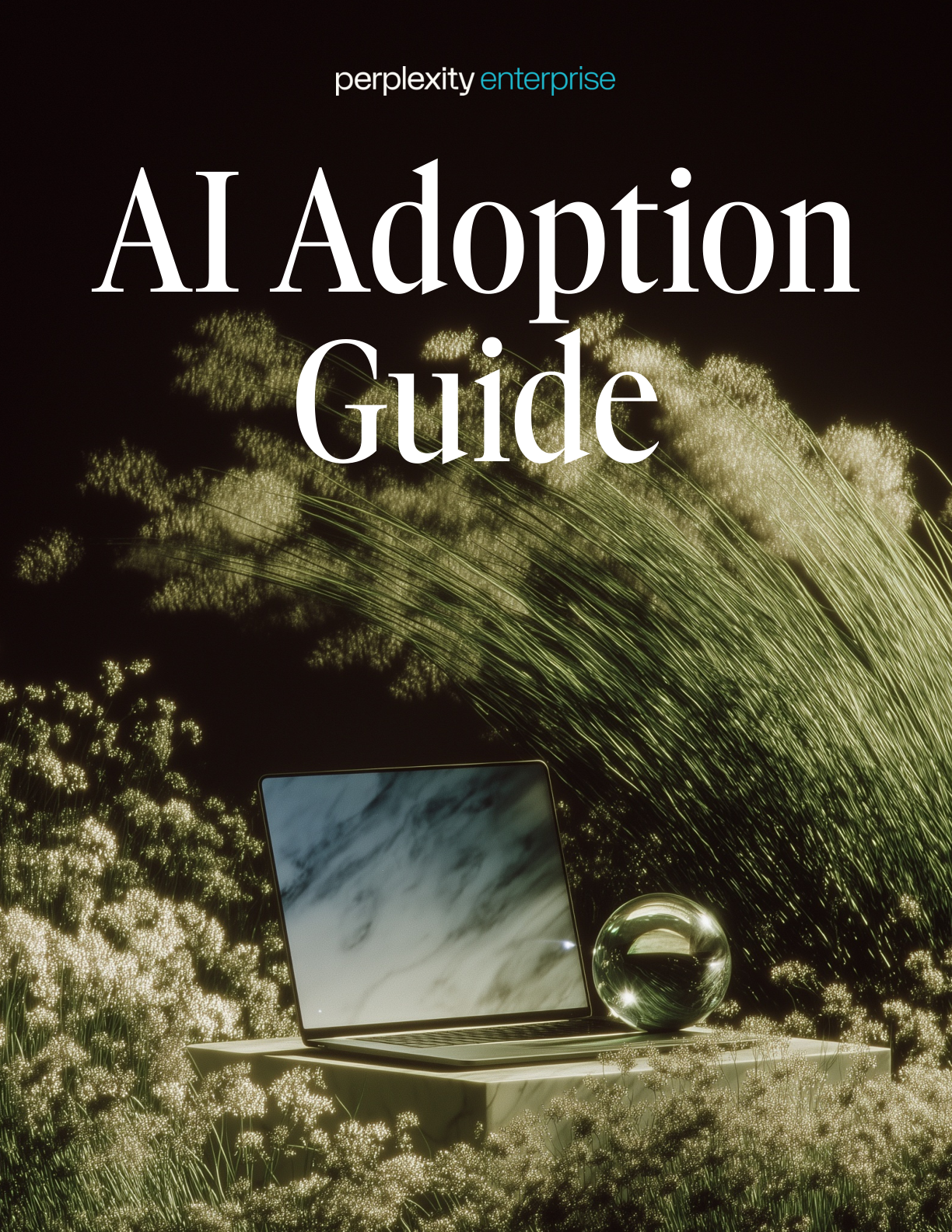 Cover of AI Adoption in the Enterprise, a guide from Perplexity.