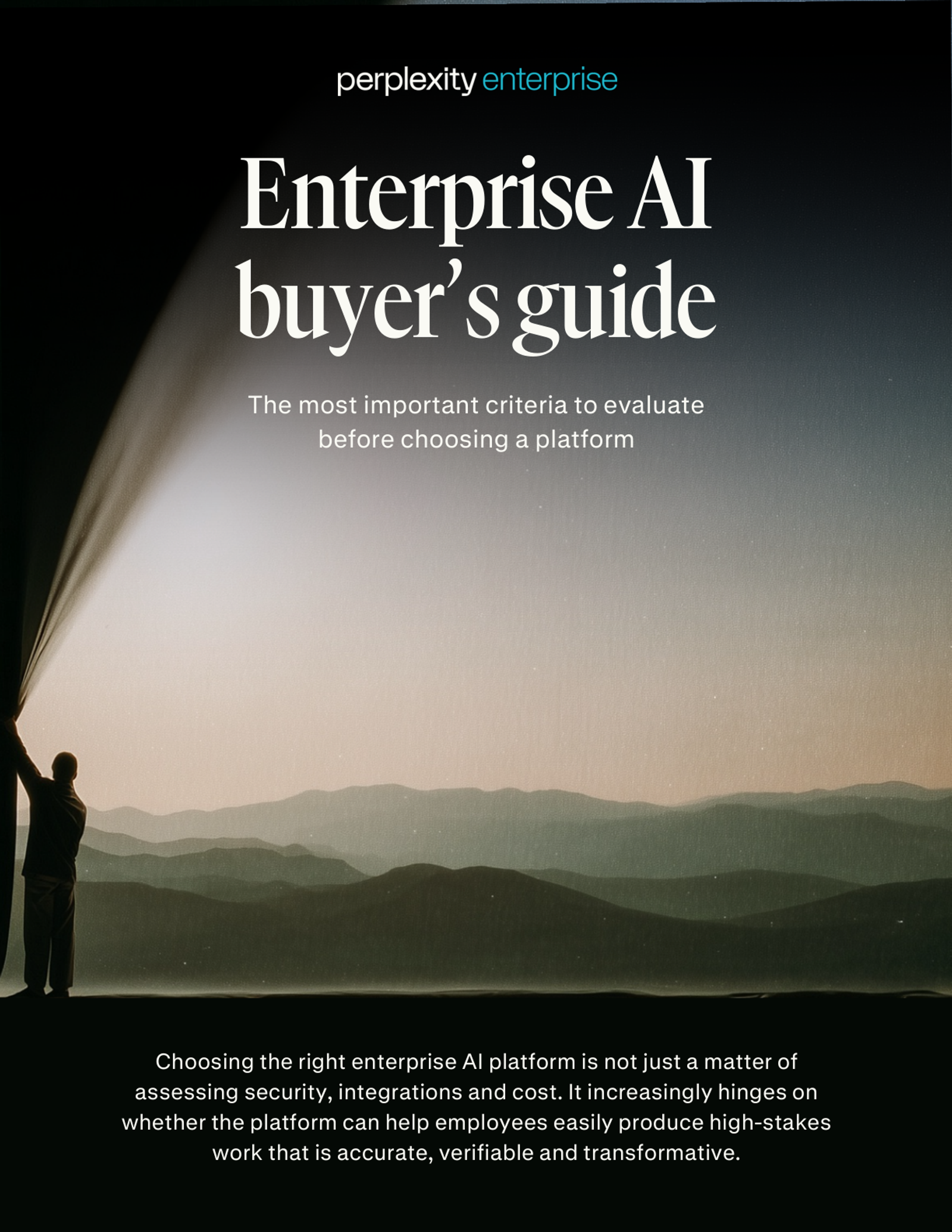 Enterprise AI buyer’s guide cover