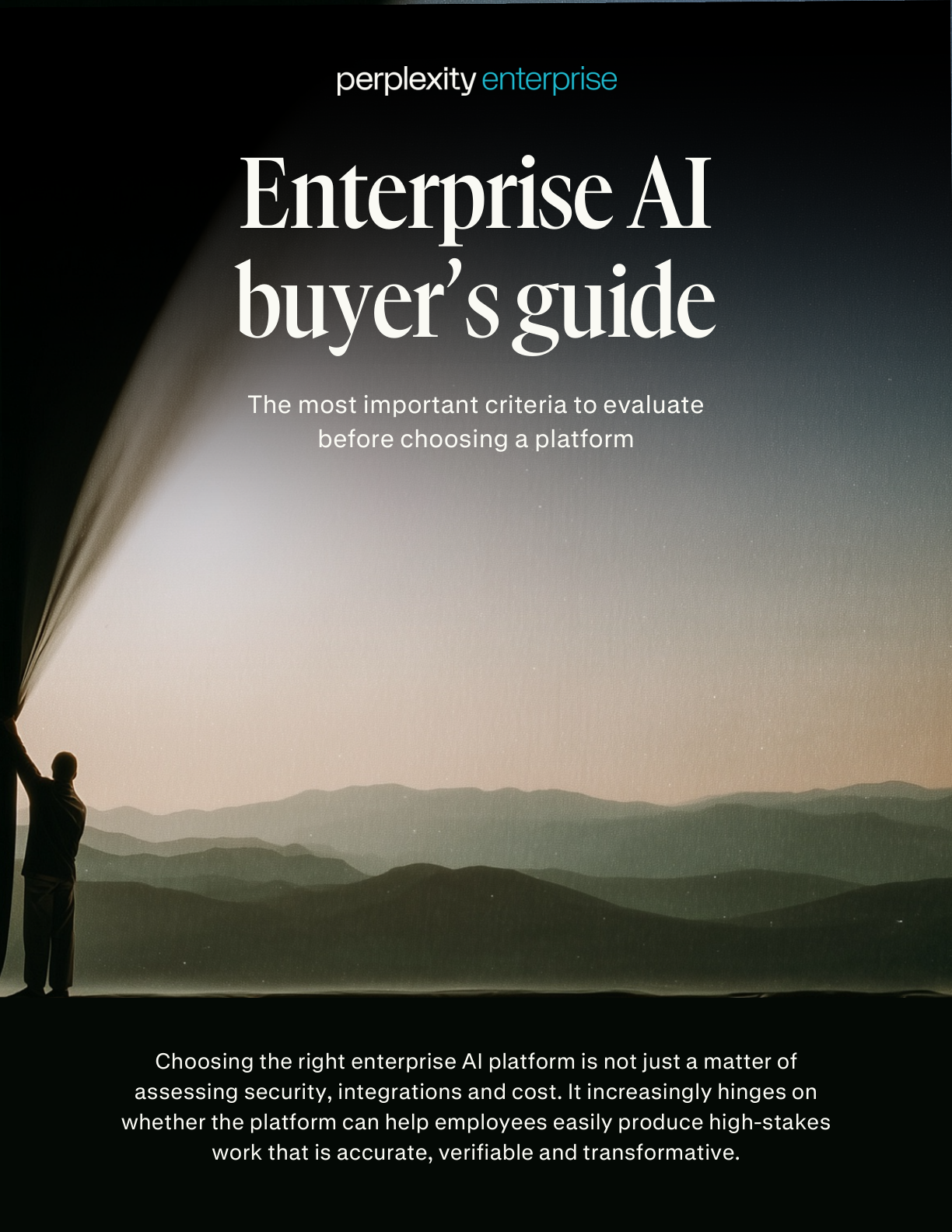 Enterprise AI buyer’s guide cover