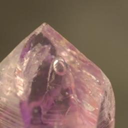 Amethyst with Bubble