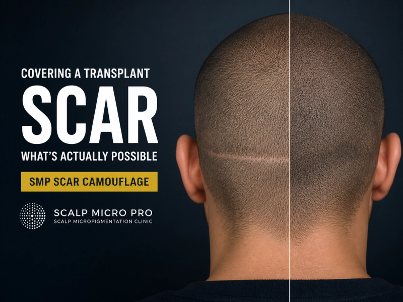 Covering a Hair Transplant Scar with SMP: What's Actually Possible