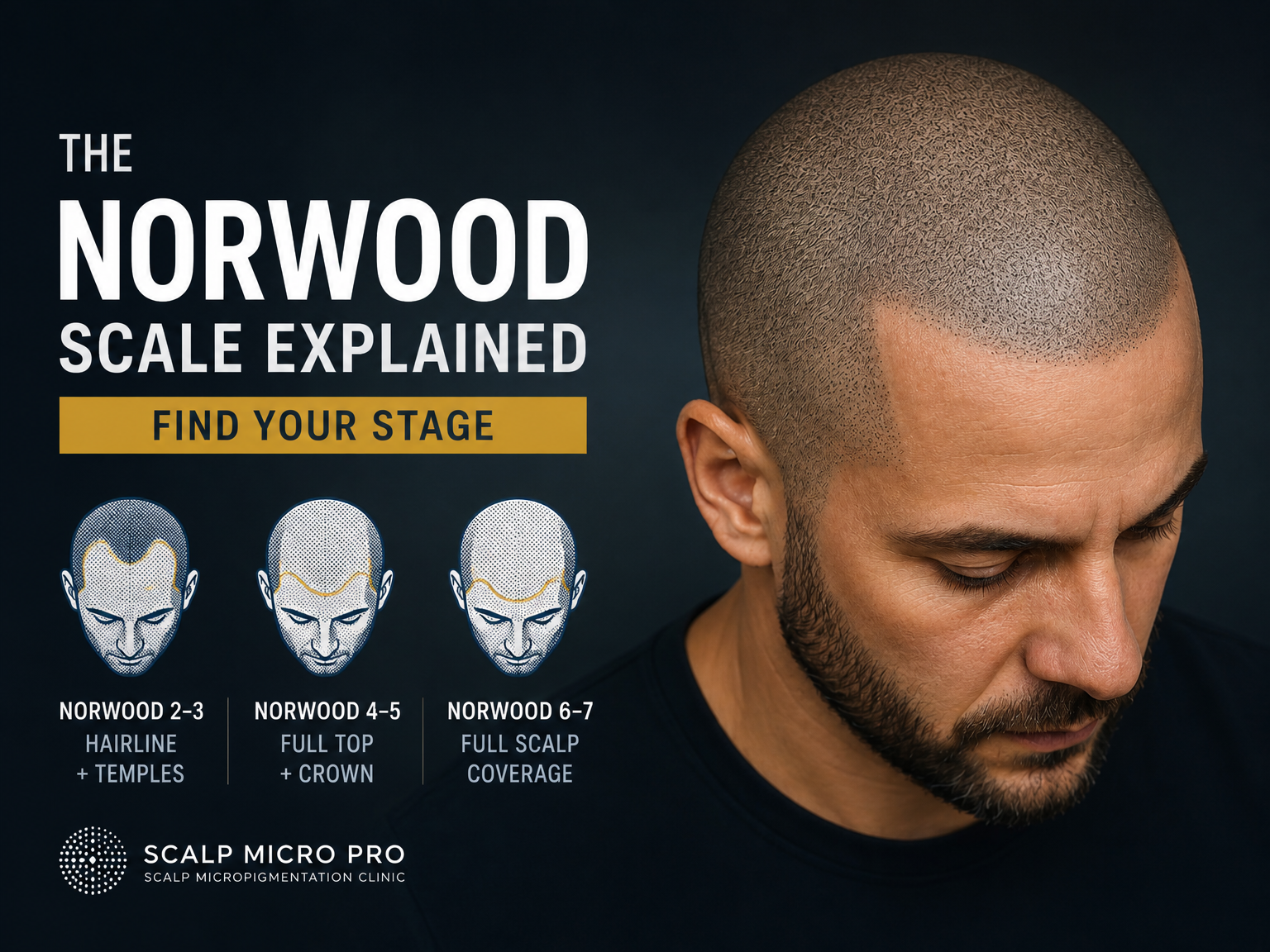 The Norwood Scale Explained: Where You Are and What SMP Can Do