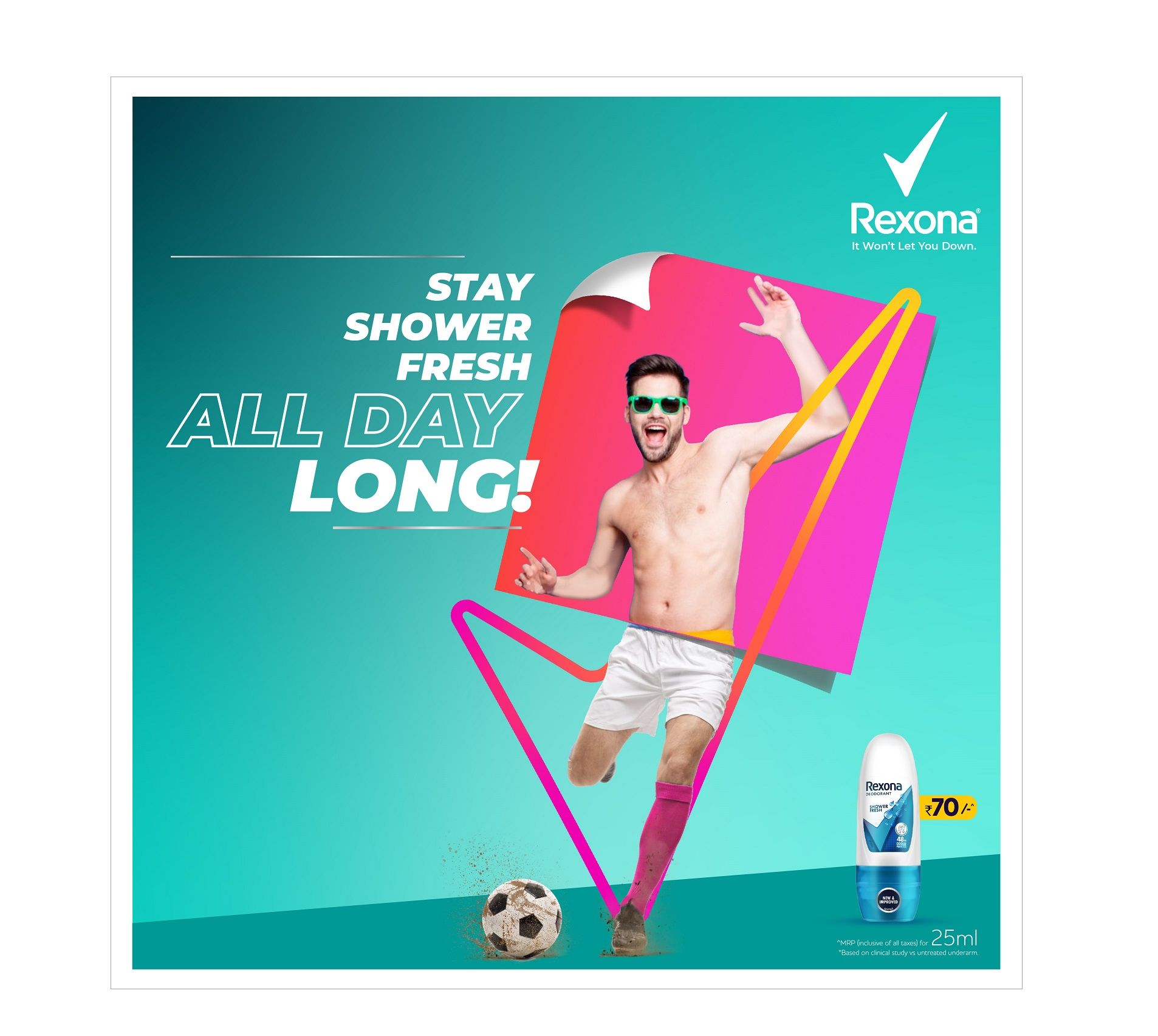 Rexona: Stay Shower Fresh All Day Long!