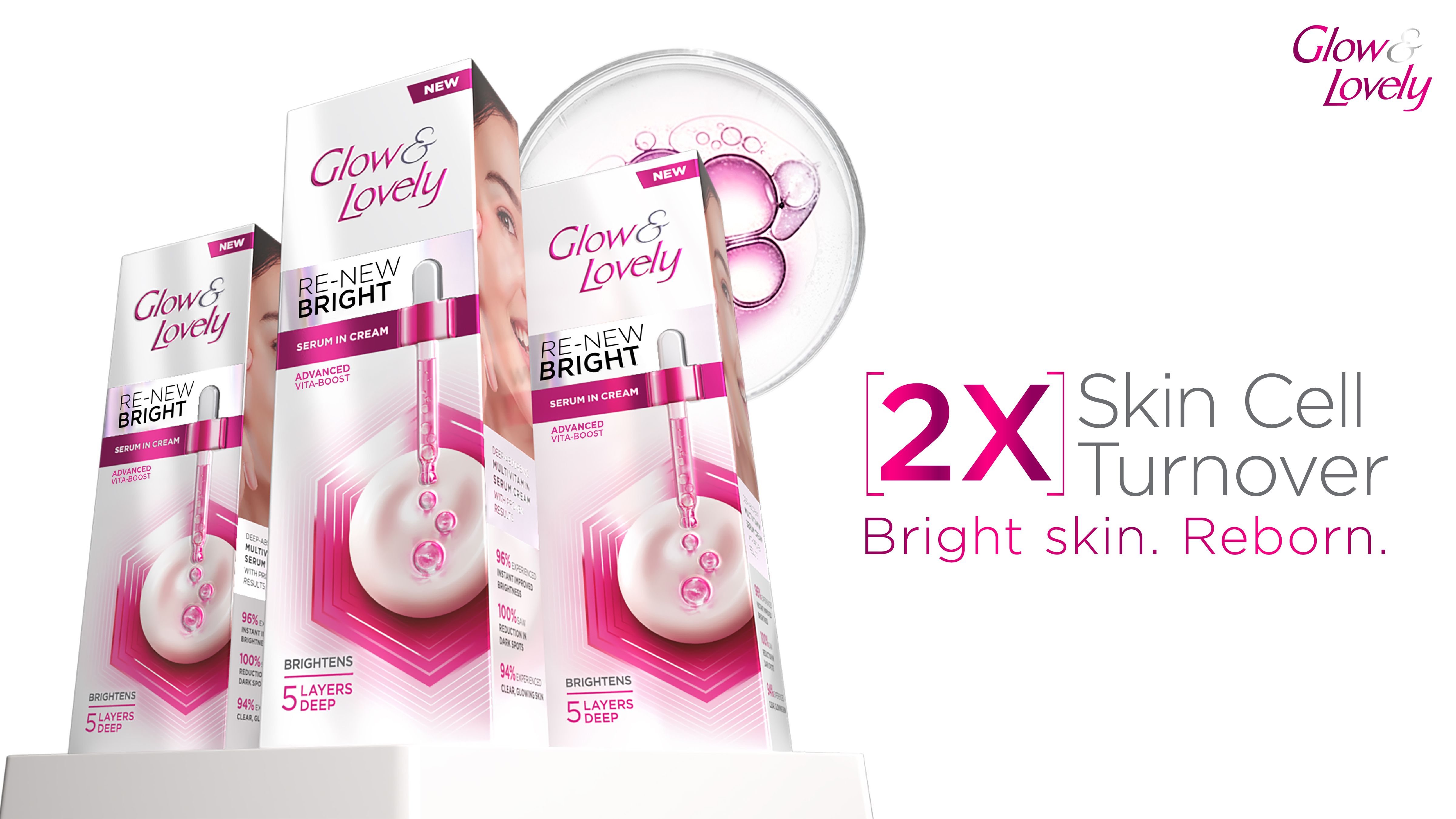 Glow & Lovely - Re-New Bright 2X Skin Cell KV