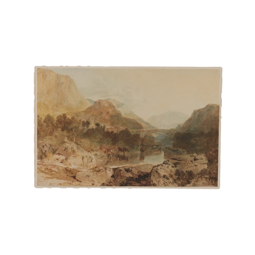 JMW Turner's 'Borrowdale, Longthwaite Bridge and Castle Crag’