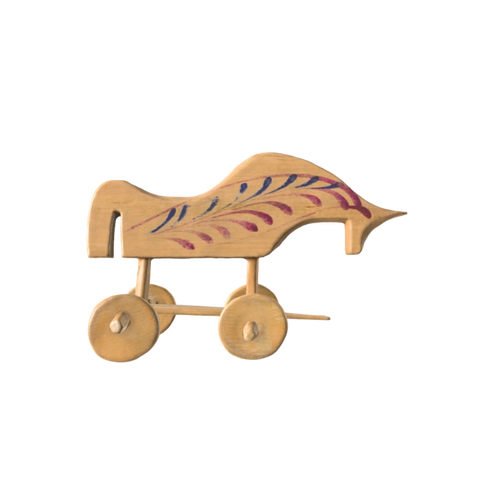 A Little Horse On Wheels Toy