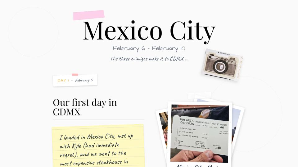 Wandrly Journal for documenting travel experiences