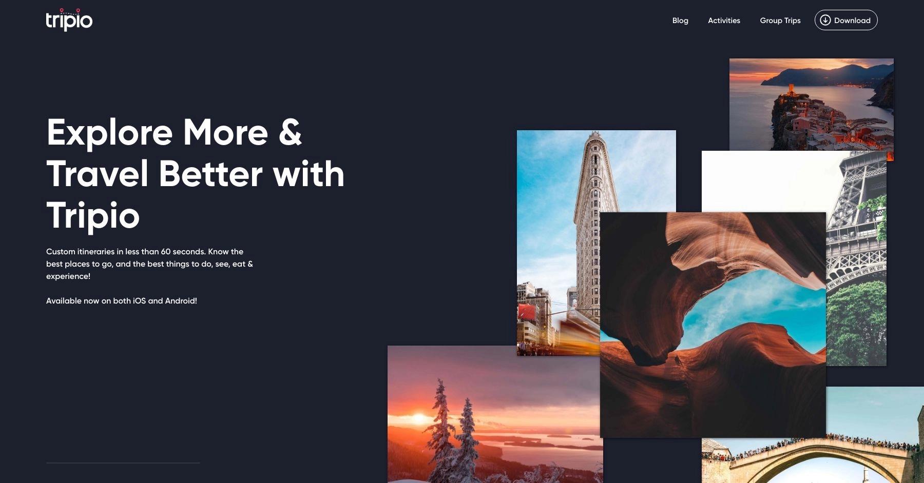 Tripio travel app