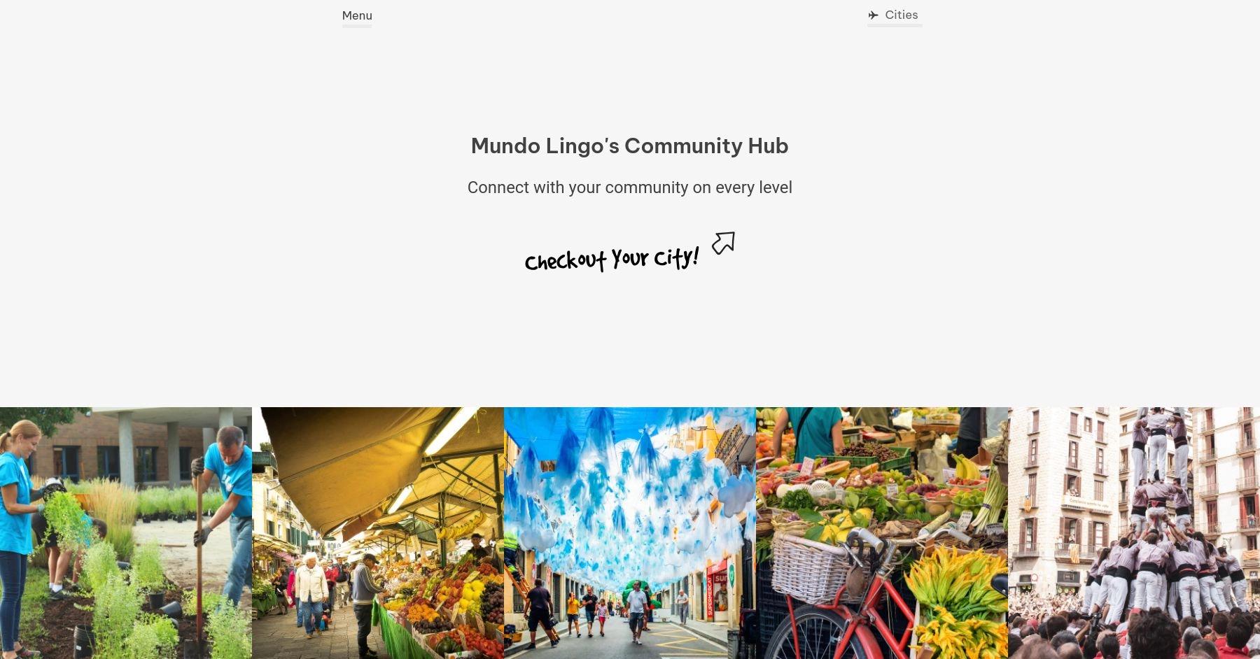 Mundo Lingo website homepage