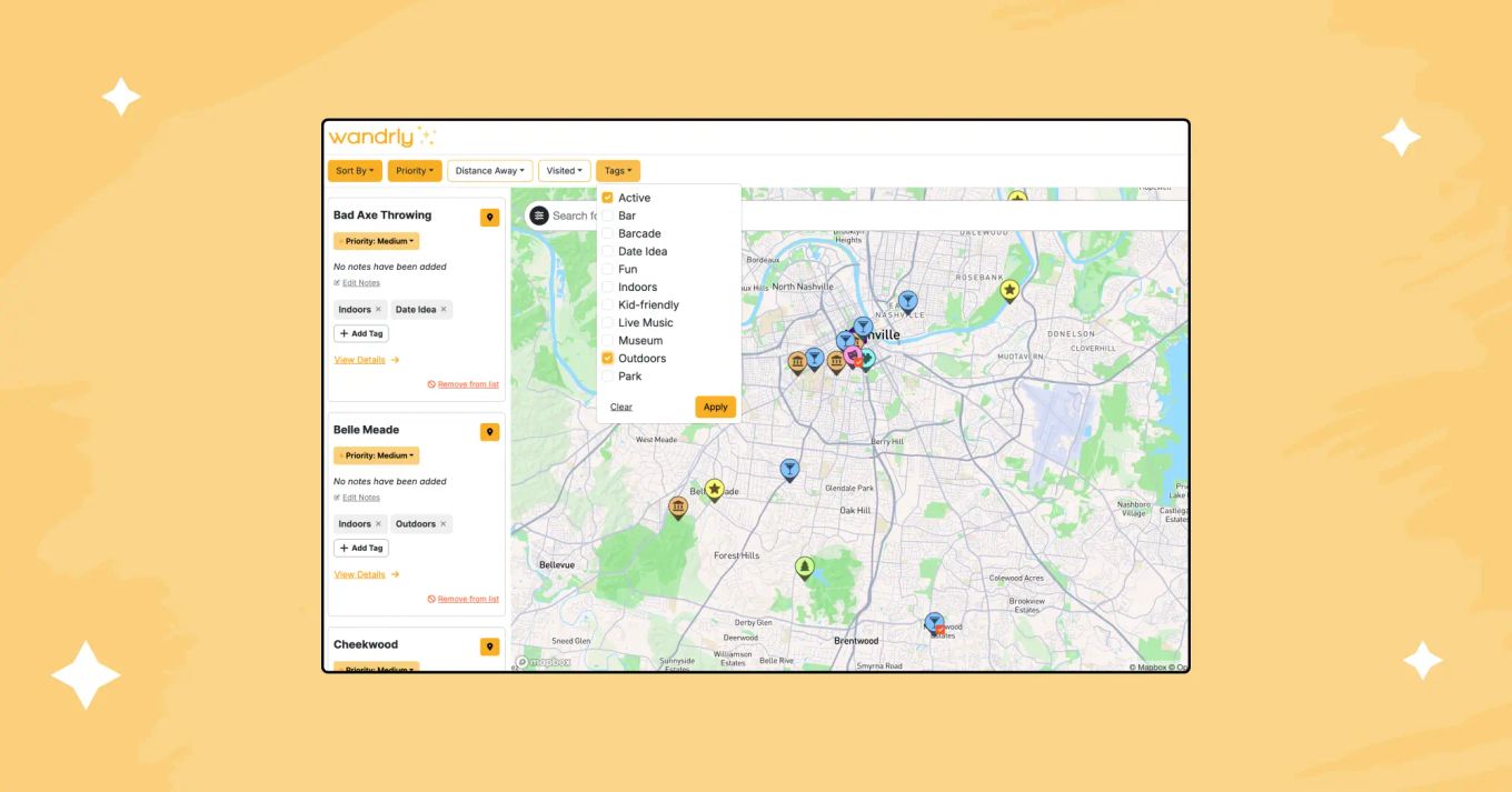 Introducing Custom Tags: Organize Your Travel Lists Your Way