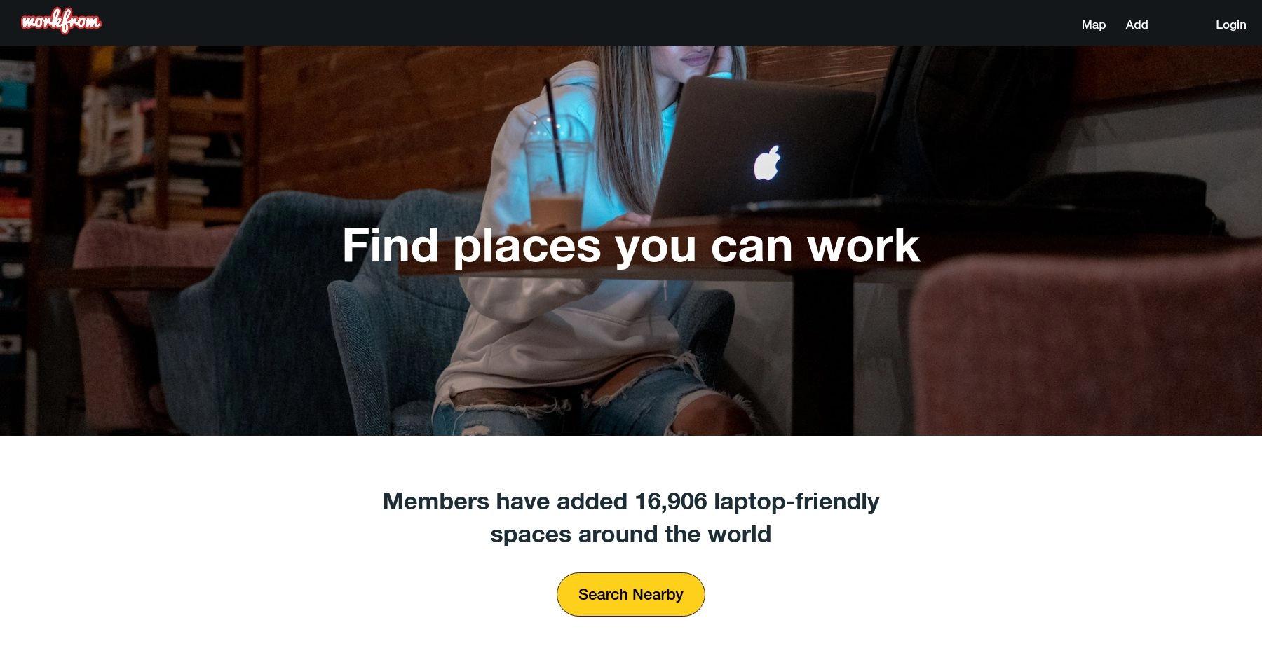 Workfrom website homepage