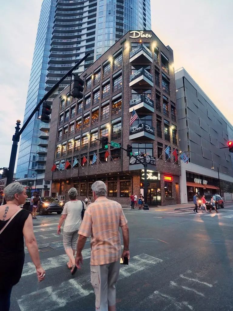 People walking in the street
