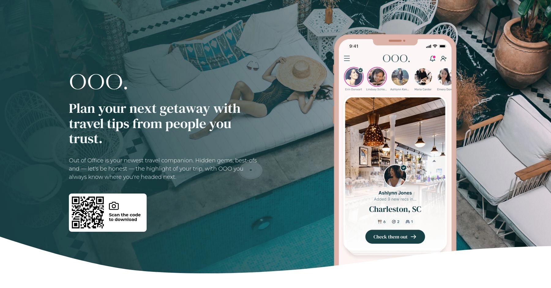 OutOfOffice website homepage