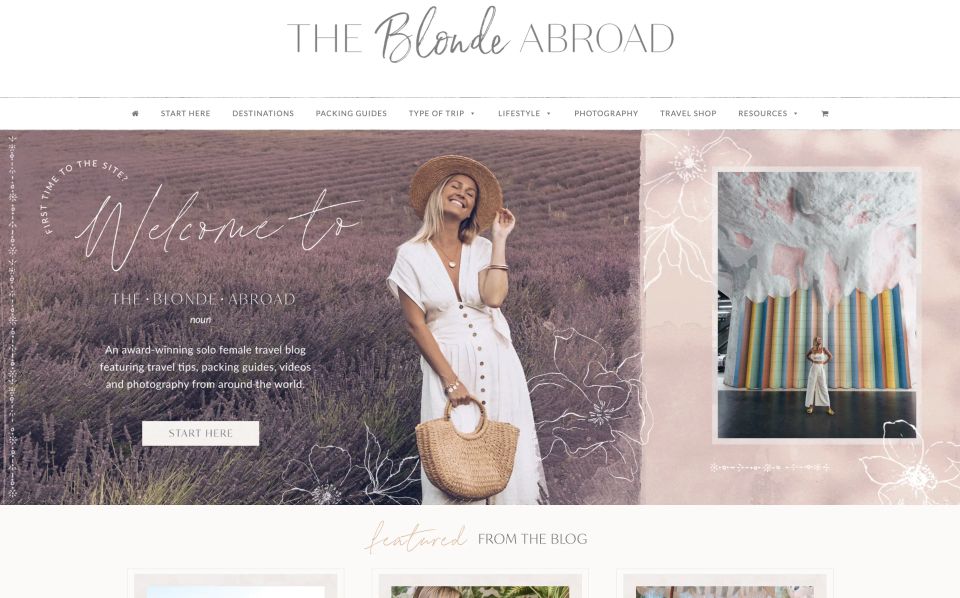 The Blonde Abroad