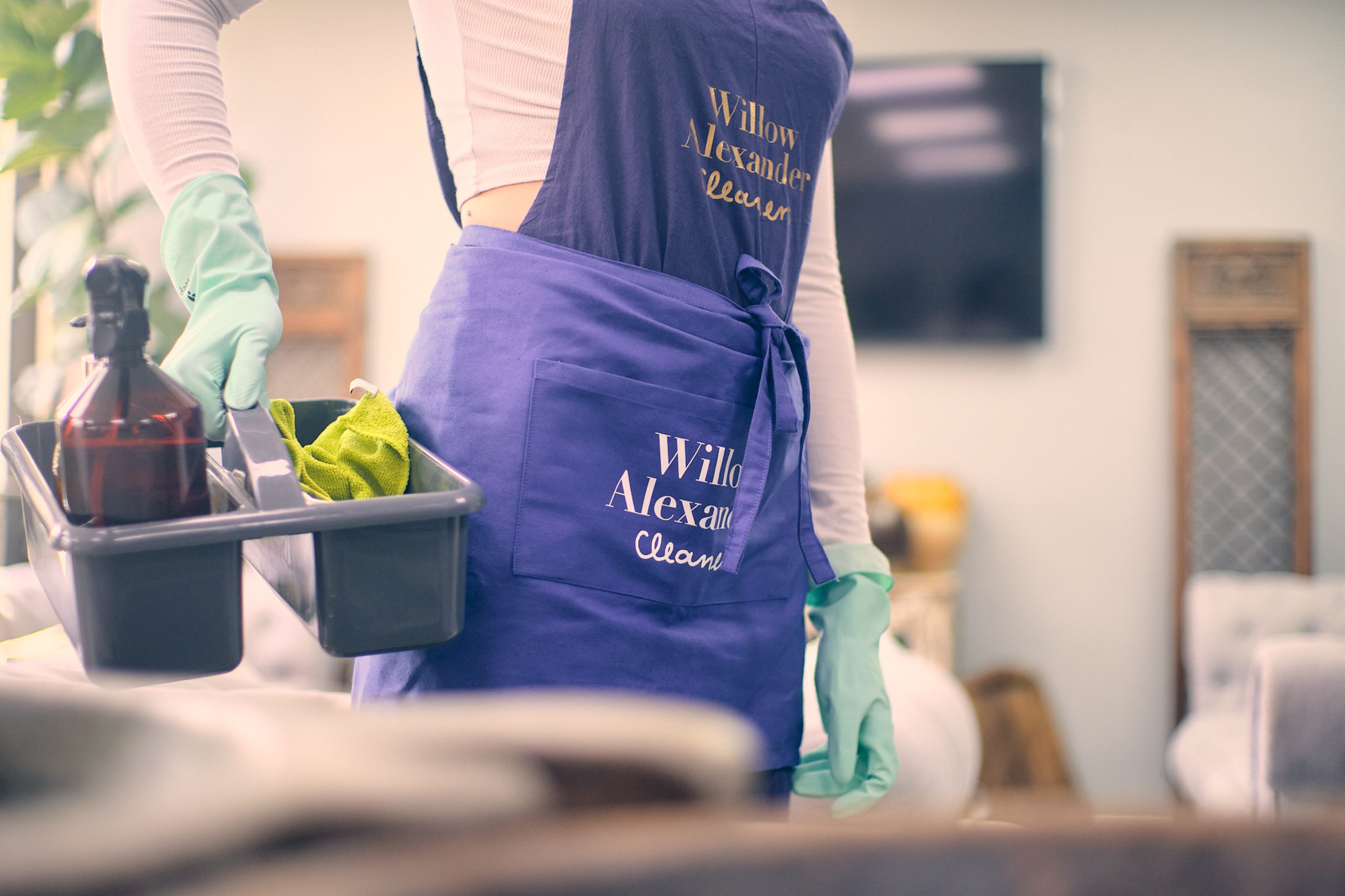 A Willow Alexander cleaner at work in Beckenham