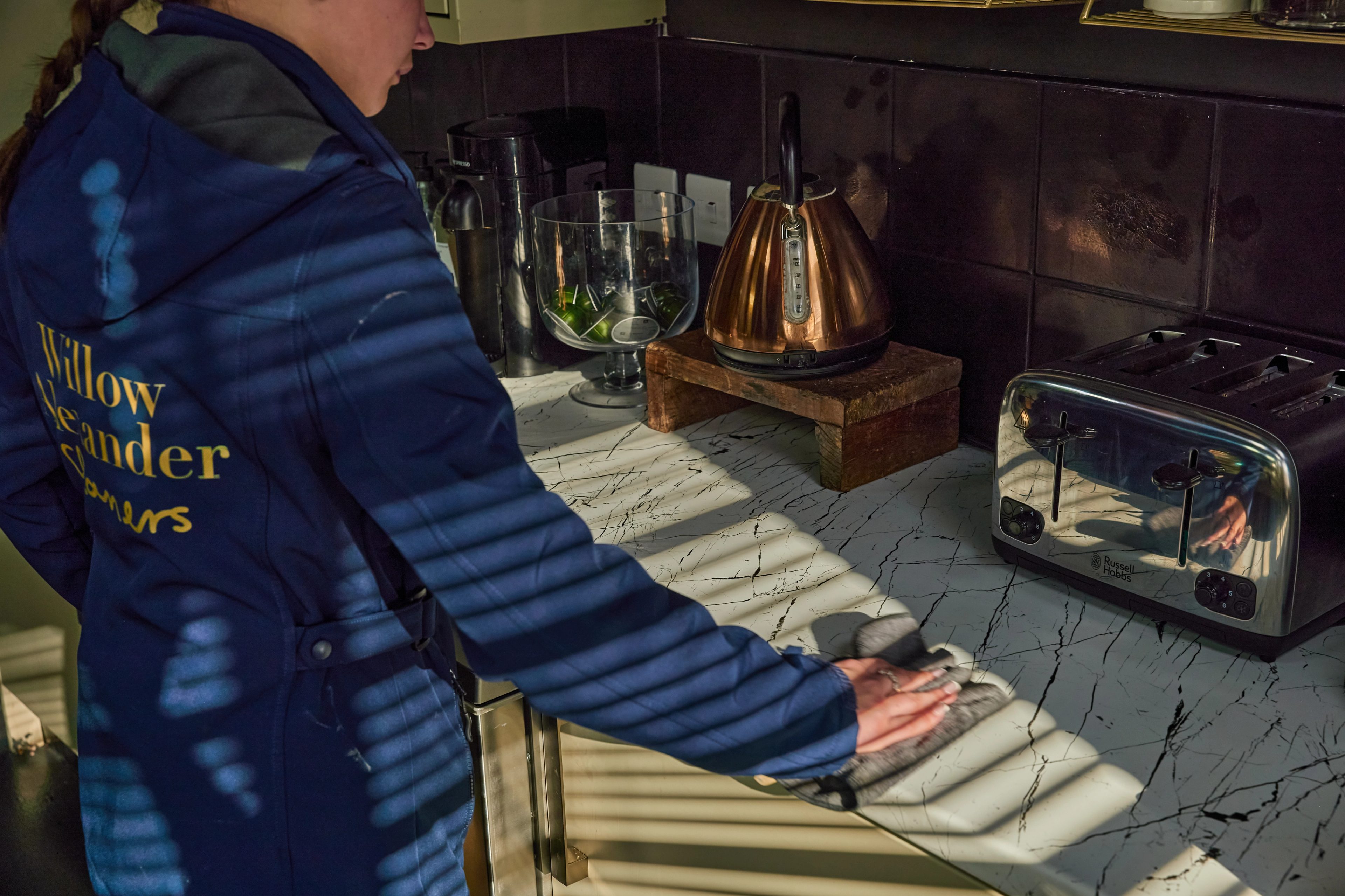 A Willow Alexander cleaner at work in Sevenoaks