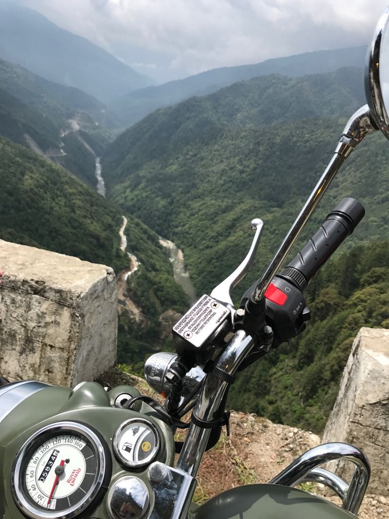 Royal Enfield pendant un voyage à moto au Rajasthan