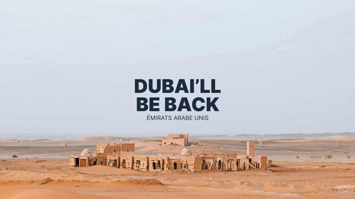 Dubaï : en Indian ou en Slinghsot