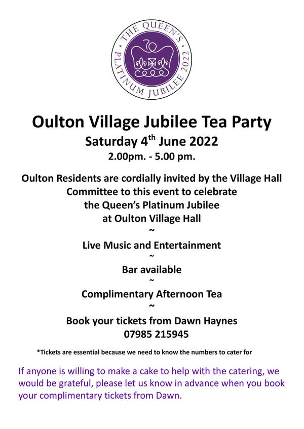 Jubilee Tea Party
