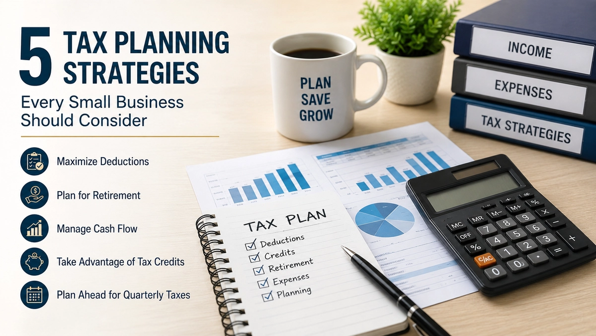 5 Tax Planning Strategies Every Small Business Should Consider