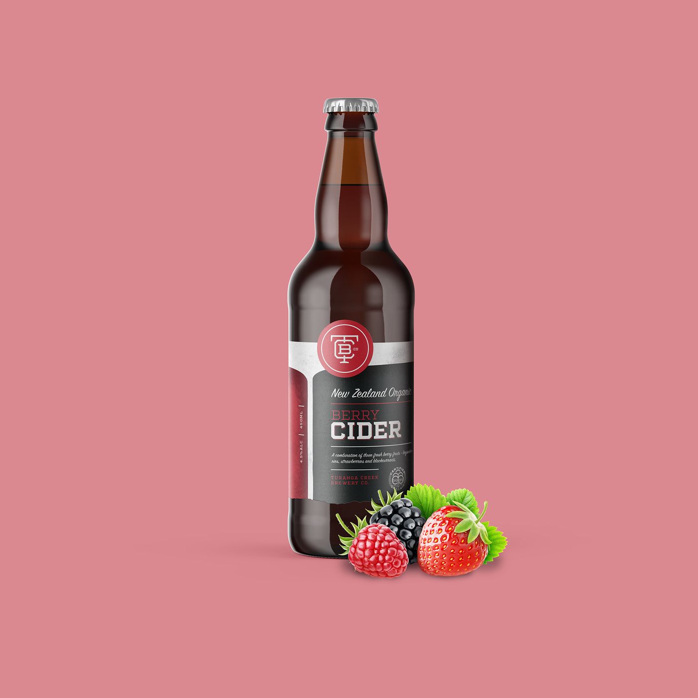 Turanga Creek Cider Bottle Berry