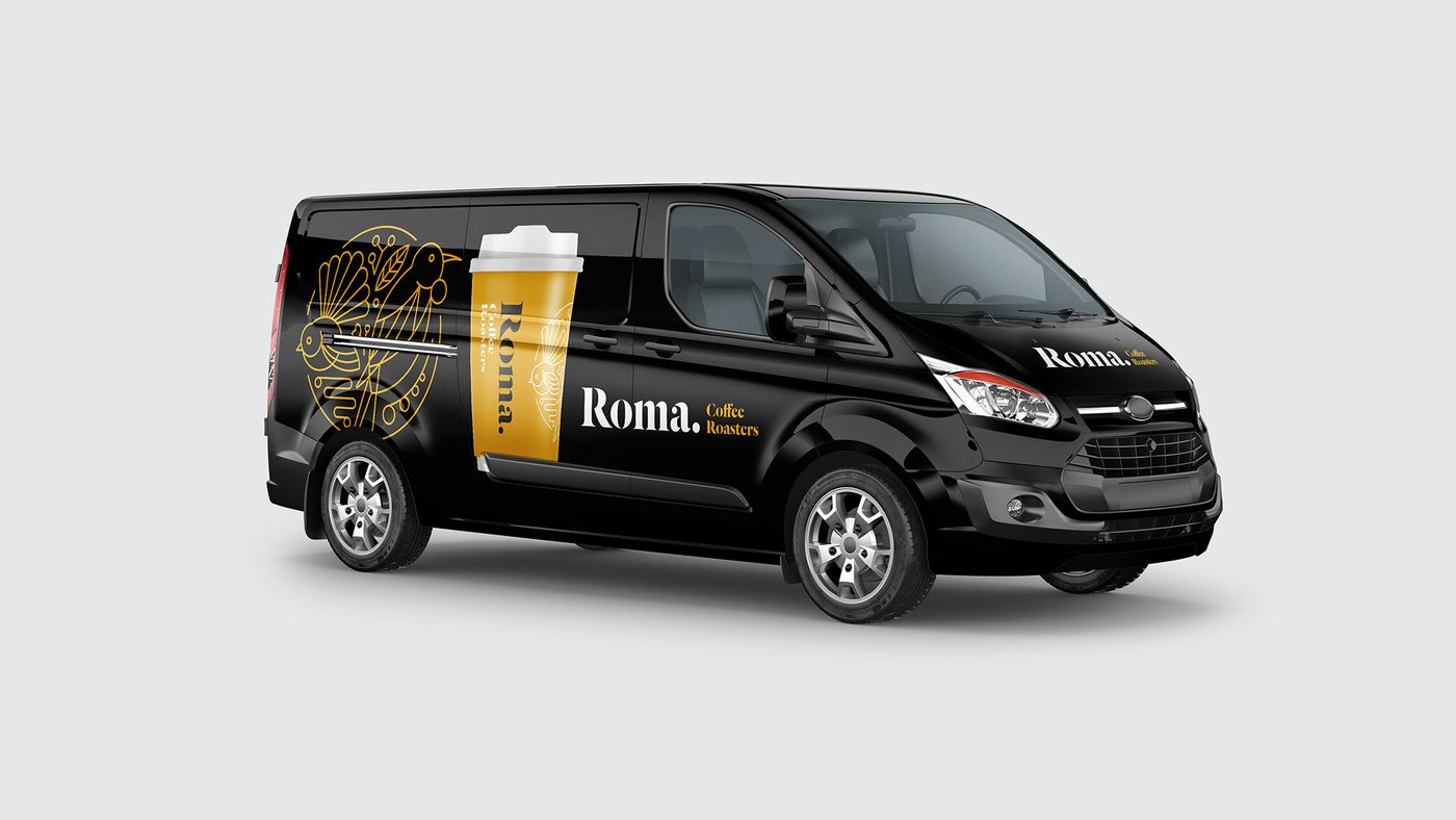 Roma Coffee Ford Transit Van