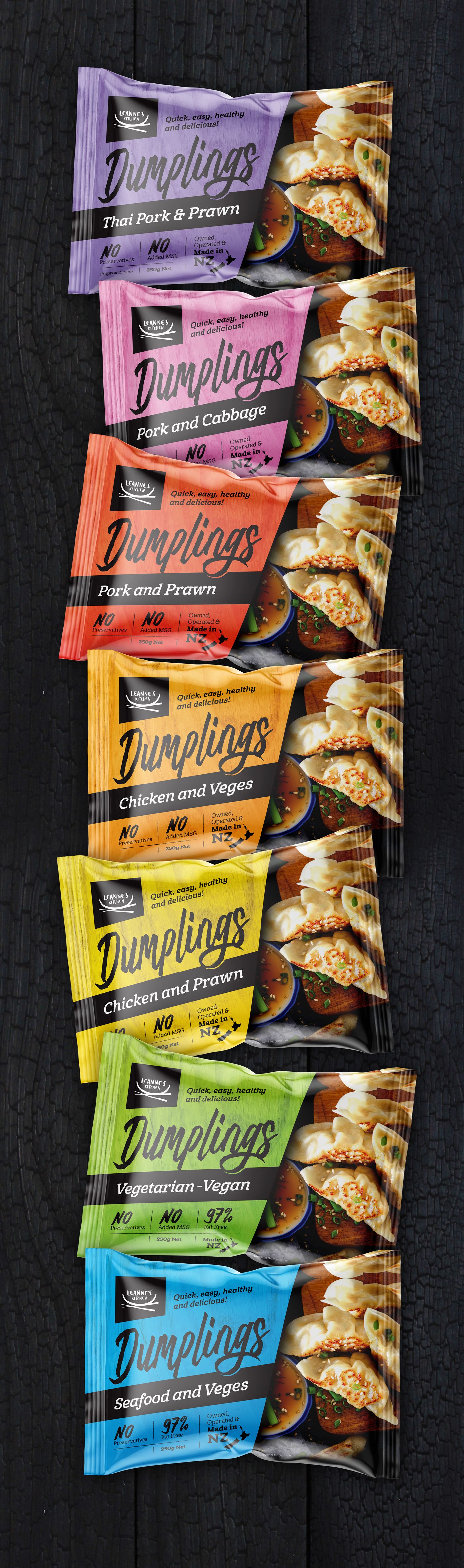 Dumpling packaging design