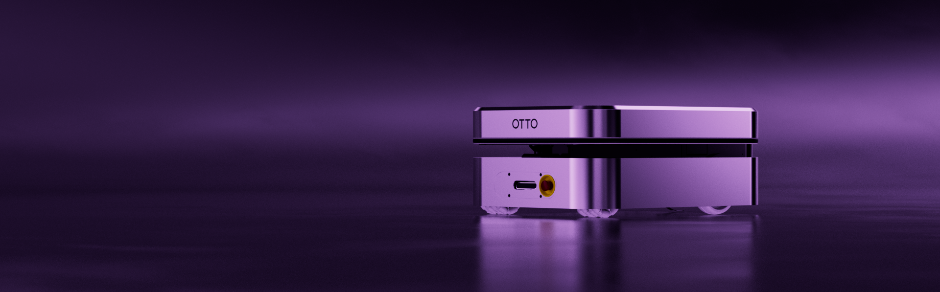 OTTO 100 autonomous mobile robot render